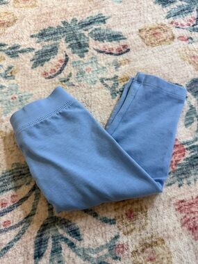 Primary Light Blue Kids Capri Leggings